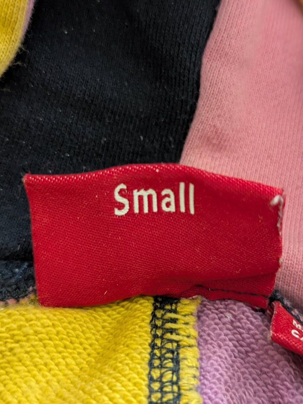Supreme Multi-Color Patchwork Hooded Sweatshirt Size Small - Picture 5 of 15